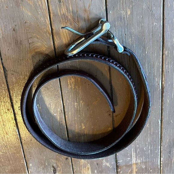 Willis & Geiger Braided Leather Belt - Picture 2 of 7